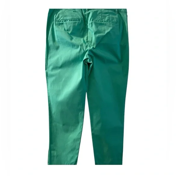 Talbots Size 2 Perfect Crop in Green/Teal. Like New Condition - Picture 2 of 2